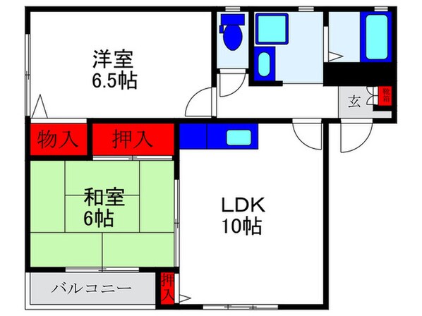 セピアコート豊中の物件間取画像